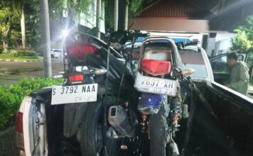 Dua Remaja Meninggal Satu Luka Berat Akibat Ngebut di Jalan Raya Desa Jambukwok Trowulan