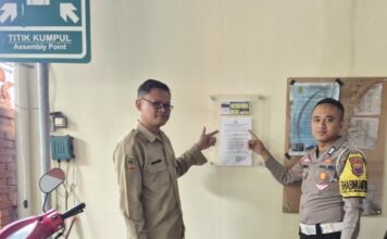 Polsek Magersari Ajak Warga Lewat Brosur Jaga Kamtibmas