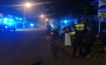 Lawan Arah dan Hindari Genangan Air Pemotor Meninggal Jalan Desa Sambiroto Mojokerto