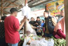 Jelang Lebaran, Satgas Pangan Polres Mojokerto Gencar Sidak Harga Bapokting di Pasar