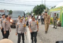 Kapolda Jatim Cek Pospam Operasi Ketupat Semeru Polres Mojokerto Pastikan Kelancaran Mudik Jelang Lebaran 2026