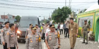 Kapolda Jatim Cek Pospam Operasi Ketupat Semeru Polres Mojokerto Pastikan Kelancaran Mudik Jelang Lebaran 2026