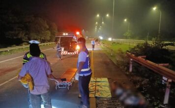 Insiden di Tol Sumo KM 712B Kernet Nahas Saat Beri Isyarat Darurat