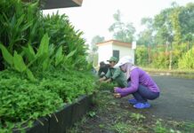 Wali Kota Mojokerto Pimpin Kerja Bakti di Taman Bahari Majapahit Jelang Mojotirto 2026