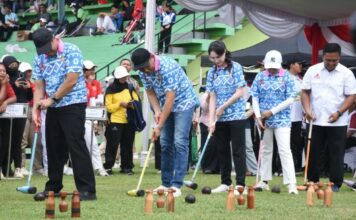 Jatim Open Woodball 2026 resmi dibuka di Stadion Jenggolo Sidoarjo