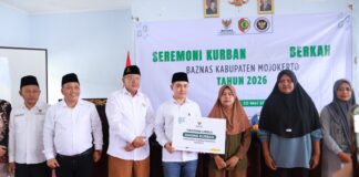 Baznas Mojokerto Salurkan 3.621 Paket Kurban, Borong Kambing Peternak Lokal