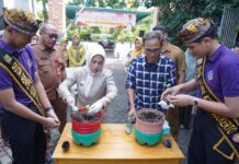 Ika Puspitasari cabenisasi Mojokerto tanam cabai Kampung KB Meri pengendalian inflasi