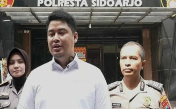 Kantor Desa Buncitan Sidoarjo tempat kepala desa ditemukan meninggal dunia