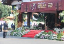 Prosesi hari jadi Kabupaten Mojokerto 2025