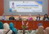 Wali Kota Mojokerto Ika Puspitasari saat menghadiri Sosialisasi Imunisasi Mantab di Kelurahan Mentikan