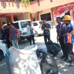 Aktivitas pengelolaan sampah mandiri di salah satu kawasan HOREKA di Kota Mojokerto.