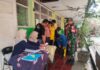 Koramil 0815/12 Ngoro, SMPN 1 Ngoro, pemeriksaan kesehatan gratis, pelajar Ngoro, Puskesmas Ngoro, Mojokerto, kesehatan siswa, Babinsa Ngoro