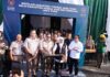Gubernur Jawa Timur Khofifah Indar Parawansa meresmikan Instalasi Karantina Terpadu JATIM HUB di Puspa Agro Jemundo, Sidoarjo.