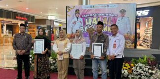 sebanyak 3.489 UMKM makanan dan minuman di Kota Mojokerto telah mendapatkan fasilitasi sertifikasi halal