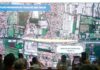Bupati Sidoarjo Subandi saat sosialisasi pembangunan Flyover Gedangan di kantor Kecamatan Gedangan bersama warga terdampak pembebasan lahan.