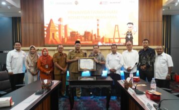 Wabup Rizal Oktavian di Acara Sensus Ekonomi 2026 Mojokerto.
