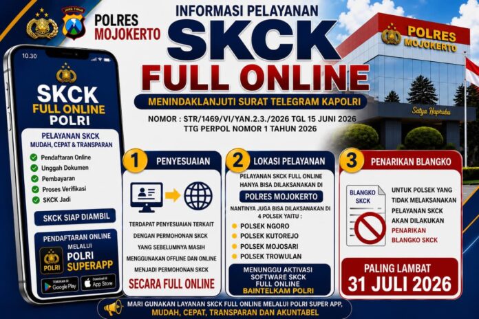 SKCK Full Online Polres Mojokerto