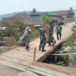 TNI Siapkan Perbaikan 10 Jembatan di Mojokerto Lewat Program Jembatan Perintis Garuda