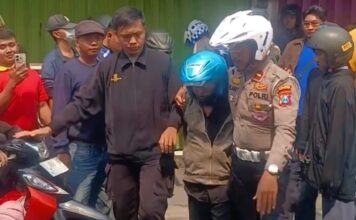Curi Motor di Kafe Mojokerto, 2 Pelaku Kabur Dikejar Warga, 1 Ditangkap Setelah Terjatuh