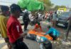Kecelakaan Beruntun di Mojosari, Pemotor Tewas Terjepit Truk dan Terios