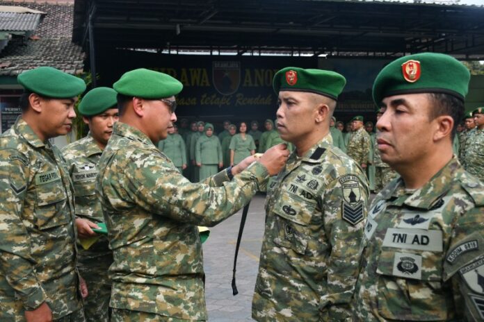 Kenaikan Pangkat Prajurit TNI AD